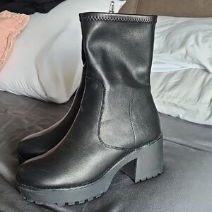 Call It Spring Black Heeled Boots